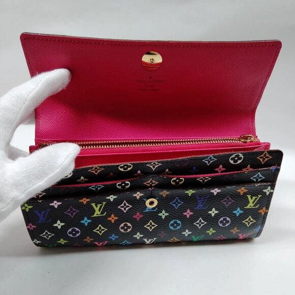 Louis Vuitton LV Long Wallet Black Monogram MultiColor 597-070925 - Picture 5 of 9
